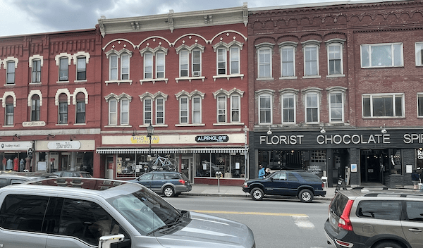 street view of Alpenglow Fitness on Main Street, Montpelier, VT